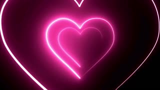 664. Heart Shape Neon .🩷Purple Heart Lovlet