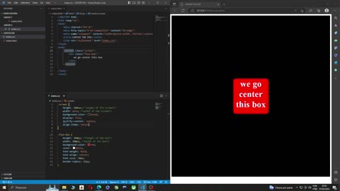 CENTER A DIV - HTML/CSS