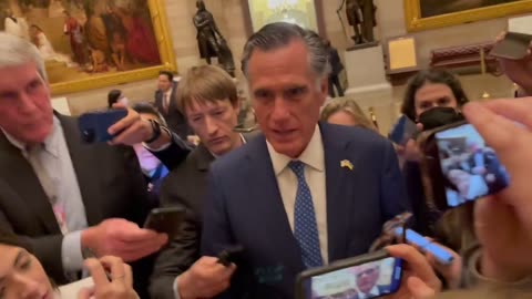 Mitt Romney calls out George Santos for being at SOTU of Illigitimate POTUS