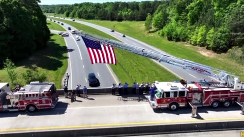 Procession for Alden Elliott law enforcement officer killed in Charlotte