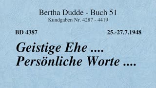 BD 3487 - TROSTREICHE VATERWORTE ....