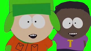 Kyle & Token TikTok "Pretty Girls Walk" South Park | Green Screen