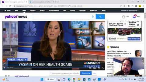 MSNBC host claims the COMMON COLD caused her Pericarditis and Myocarditis....