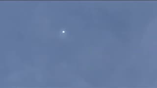 Clear footage of the suspected Chinese spy balloon over US