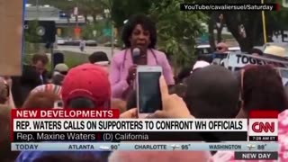 Flashback: Maxine Waters Urging Liberals to Attack Trump's Cabinet Members