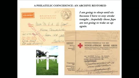 WW II Postal History and its Social Impact, Kees Adema and Jeffrey Groeneveld, Sundman Lecture 2019