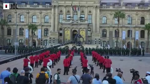 Military Ceremony Ahead of The State of the Nation Address
