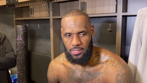 LeBron James was frustrated at the officiating tonight,