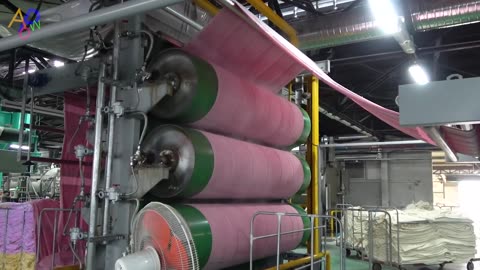 Process of making towels in South Korea