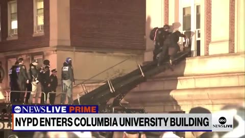 Police enter Columbia University's Hamilton Hall amid ongoing protests