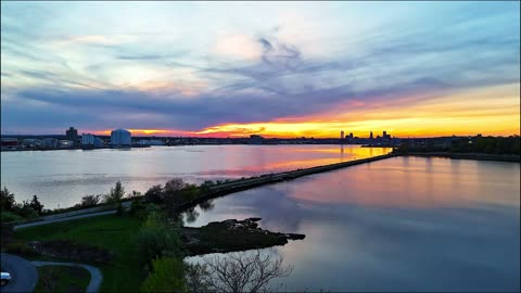 Providence sunset hyper lapse