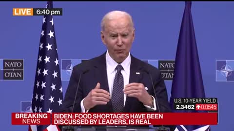 Expect 'Real' Food Shortages Due to Ukraine War-Biden