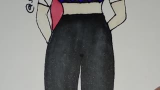 Enid Inspired Fashion Illustration ASMR 🔊