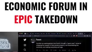 Elon Musk Destroys 'Satanic' World Economic Forum In EPIC Takedown.