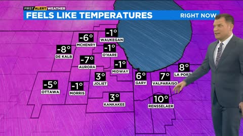 Chicago First Alert Weather: Bitter cold and dry