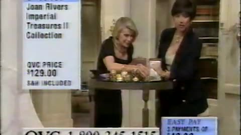 June 6, 1998 - Joan Rivers Pitches Her Classic Jewelry Collection on QVC