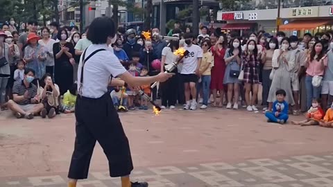 Busan Gwangalli Magician's Fire Show