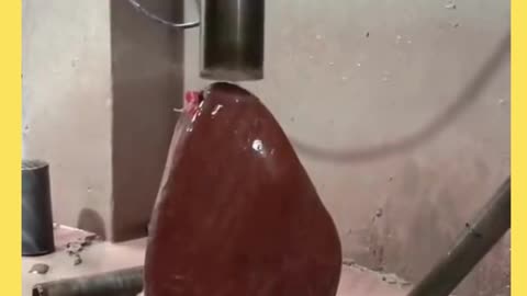 Making a vase out of a solid piece of a rock