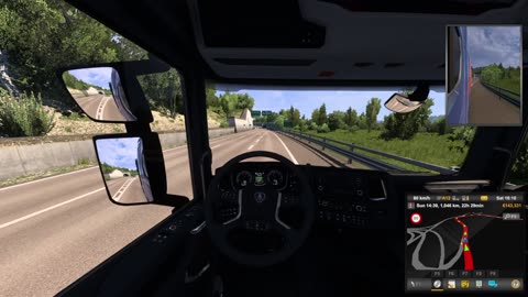 ETS2 Italy - France. Reckless Driving (No Commentary