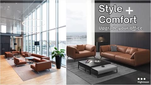 Upgrade Your Office Space - Explore Highmoon Stylish and Comfortable Sofa Collection