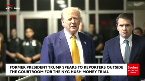 BREAKING: Trump Blasts Judge After Leaving Court In NYC Hush Money Trial