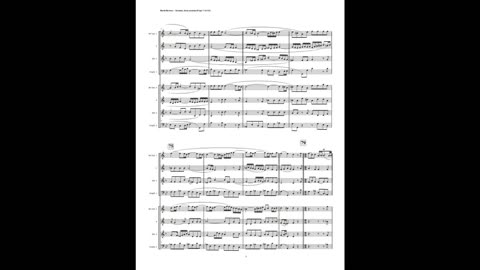 J.S. Bach – Motet: “Komm, Jesu, komm”, (Double Brass Choir)