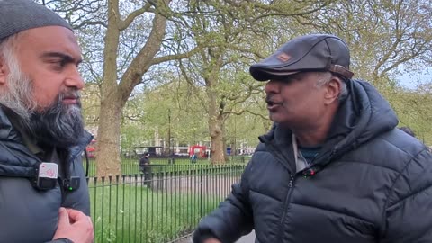 He Tries To Twist The Bible And Gets Caught Out! Nazam And Christian Speakers Corner