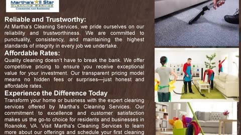 Transform Your Space with Top-Rated Cleaning Services in Roanoke, VA