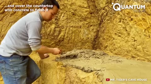 Man Digs a Hole in a Mountain and Turns it Into an Amazing Apartment