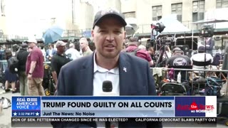 ‘A tale of two countries’: Ben Bergquam describes crowd outside Trump courthouse