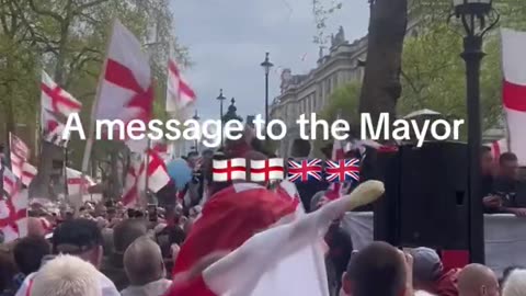 UK: Protestors Megaphone A Message To The Mayor Of London