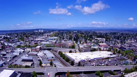 Droned And Flying HIGH:Everett Train Station Edition