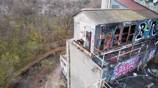 drone abandoned mill
