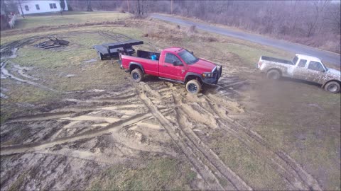 Ranger Pulls Cummins out of Mud