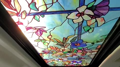 Beautiful Stained-Glass Moonroof