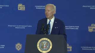 Biden: "I know that a lot of Republicans, their dream is to cut social security and Medicare. Well let me say this: If that's your dream, I'm your nightmare."