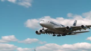 Airbus A380 Landing Malaysia