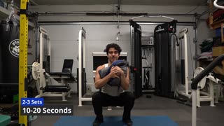 Backpack Lower Body Workout At Home