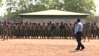 Watch South Sudan's military flex for Pope visit