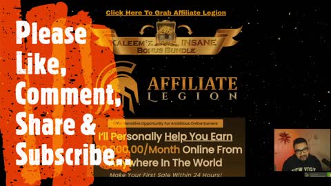 Affiliate Legion Review⚡📲💻Earn $30K/Month Online From Anywhere In The World💻📲⚡FREE +350 Bonuses💲💰💸