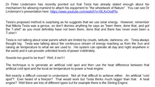 Unlimited Power From Nikola Tesla - patents and design schematics explained