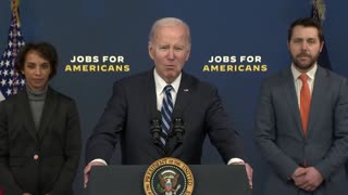 Biden delivers remarks on January jobs report