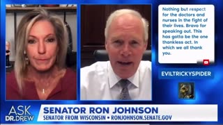 Senator Ron Jonson on COVID Vaccines:I don't tell people all the things I know, because I just don't, want to scare them."