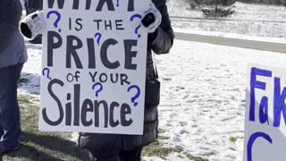 Michigan Grassroots Activists Protest Outside Pfizer Death Cult | 2/6/23