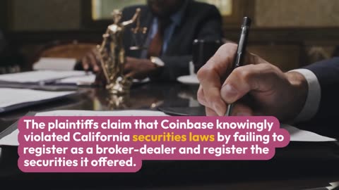 Investors File Lawsuit, Claim Coinbase Sold Unregistered Securities