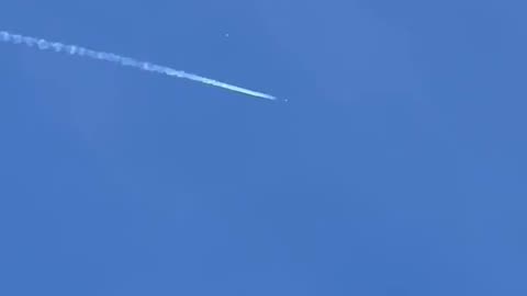 New video of the Chinese spy balloon being shot down