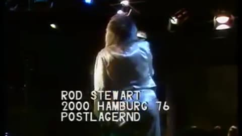 Rod Stewart - Hamburgo - anos 70