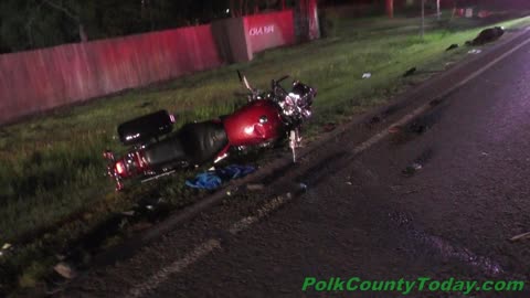 MOTORCYCLE REAR ENDS PICKUP, MOTORCYCLE DRIVER IN CRITICAL CONDITION, SCENIC LOOP TEXAS, 05/01/24...