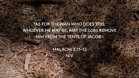 The Book of Malachi Session 3