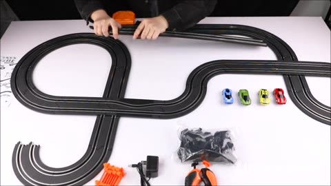 Juegos de pistas de carreras de autos con tragamonedas con 4 autos con tragamonedas